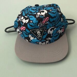 Cayler & Sons Blue Pink Snap Hat